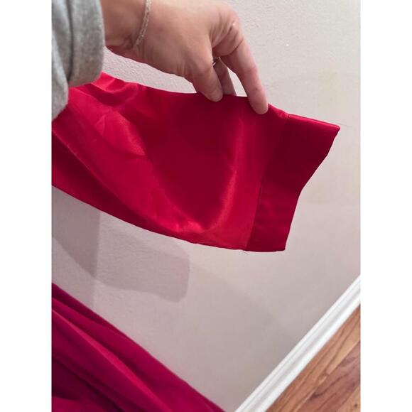 NWT Cabernet Red Belted Long Sleeve Kimono Robe Size Large - Picture 4 of 7